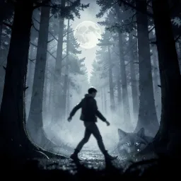 Wolf in the Pines
