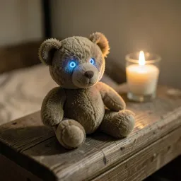 Tiny stuffed bear