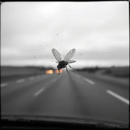 Fly on the Windshield