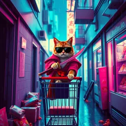 Samurai Cat