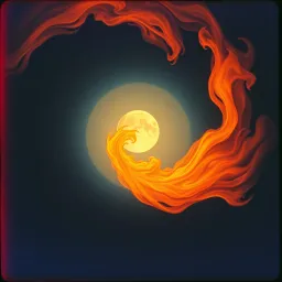 Moon & Fire