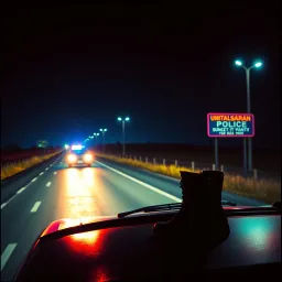 Backseat Blue Lights