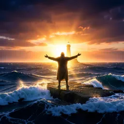 I hold the light