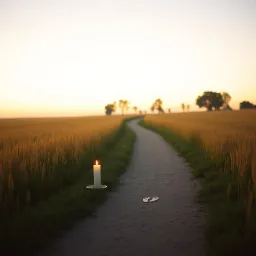I walked with him