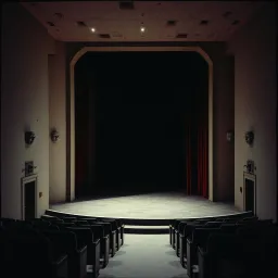 Behind the painted scare