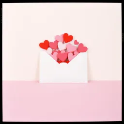 envelope kisses