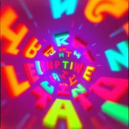 Alphabetical scribbles.
