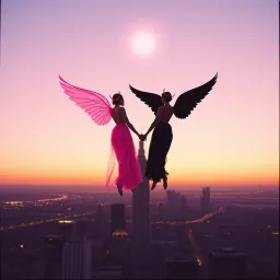 Pink Wings, Black Wings