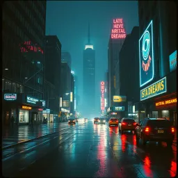 Neon Shadows in Night City