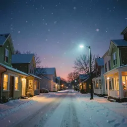 First Snow In Our Town
