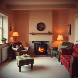 Christmas Scottish home