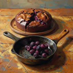 Blackberry cake