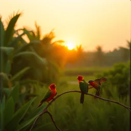 Three little birds reimagined