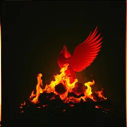Burning heart