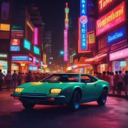 Green Lamborghini 