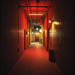 Neon Shadows of the Street