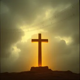 En la cruz