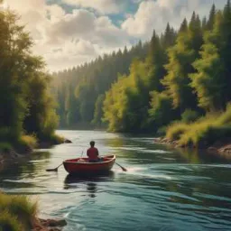 Cómo bajando el Rio