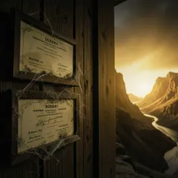 Degrees on the wall