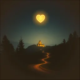 Herz aus Licht