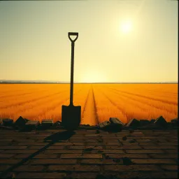 trabajando la tierra