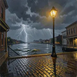 Storm Over The Riverwalk