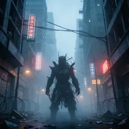 Razor blade rain