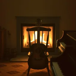Snowfall By The Fire