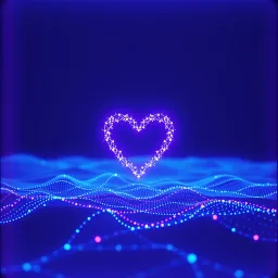 Human algorithm data points of the heart