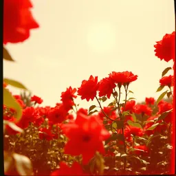 Jardinero de rosas Rojas