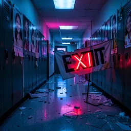 Bad Girl Into The School
