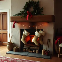 Christmas Irish home