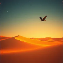 Naked Run in the Desert