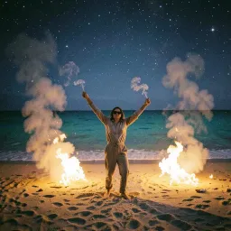 Fuoco blu