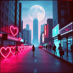Neon Hearts