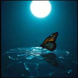 Schmetterling in der Nacht