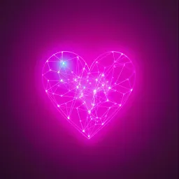 Human algorithm data points of the heart