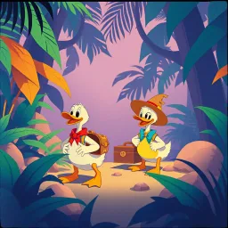 Ducktales und Käpt'n Balu