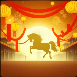 《骏马迎财年》