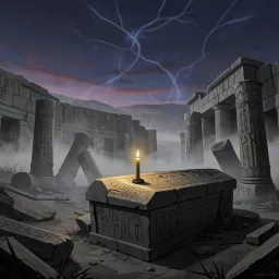 "The Candle on the Grave"