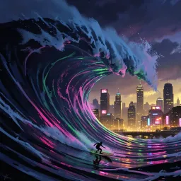 Typhoon surfing