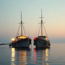 In het zicht van de haven