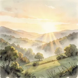 A new world sunrise