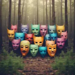 Masken des Lächelns