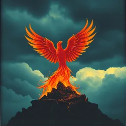 Raised by fire held by grit