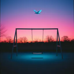 Blue is the Bird that flies free now.