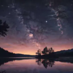 Falling moon