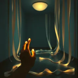 Fingertips on fire