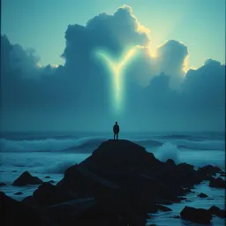 where the light breaks through