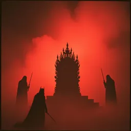 Infernal gate to the black hell